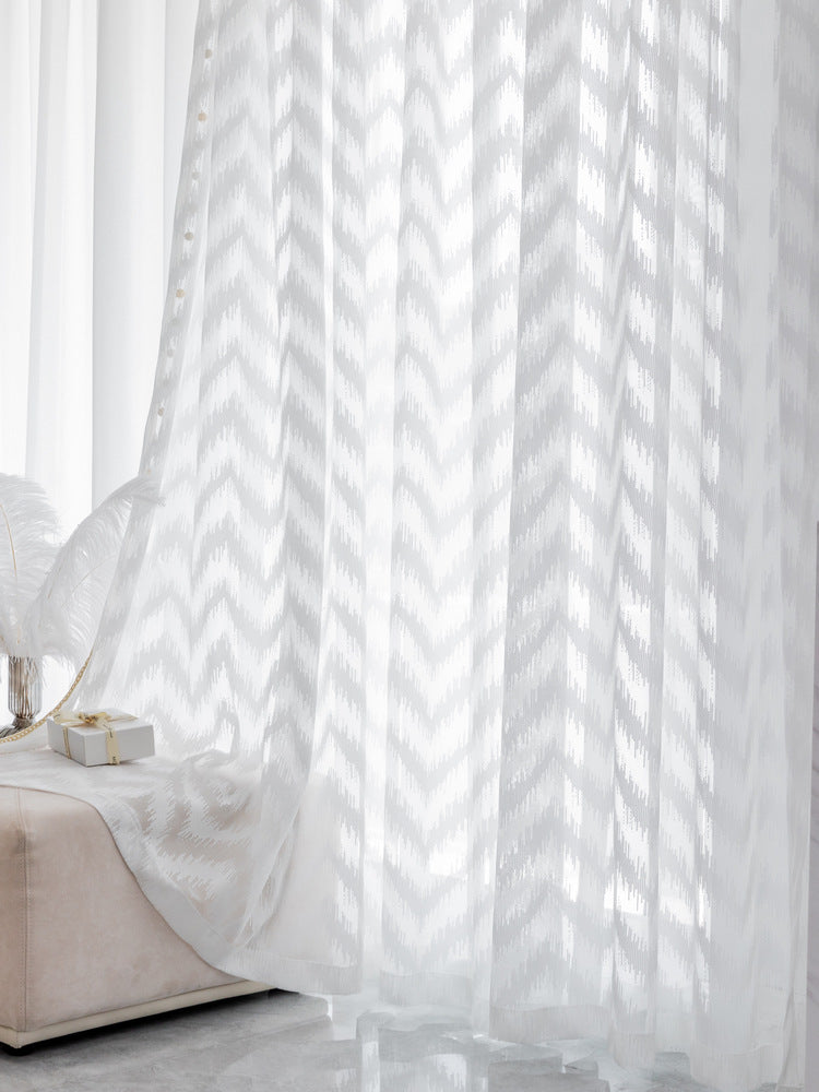 Bedroom Simple Pure Color Curtain